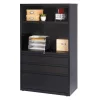 Hirsh 36" W 3 Drawer Lateral File Cabinet, Black, Letter