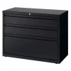 Hirsh 36" W 3 Drawer File Cabinet, Black, Letter