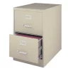 Hirsh 18" W 2 Drawer File Cabinet, Putty, Legal