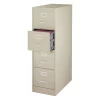 Hirsh 15" W 4 Drawer File Cabinet, Putty, Letter