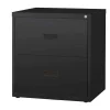 Hirsh 30" W 2 Drawer Lateral File Cabinet, Black, Letter