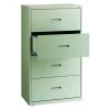 Hirsh 30" W 4 Drawer Lateral File Cabinet, Light Gray, Letter