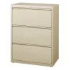 Hirsh 30" W 3 Drawer Lateral File Cabinet, Putty, Letter