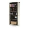 Bestar 5-Shelf Modular Bookcase, 66-13/16"x30-13/16" White/Chocolate