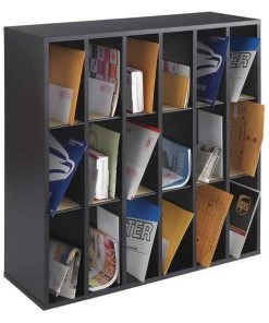 Safco Mailroom Work Table, Mail Sorters