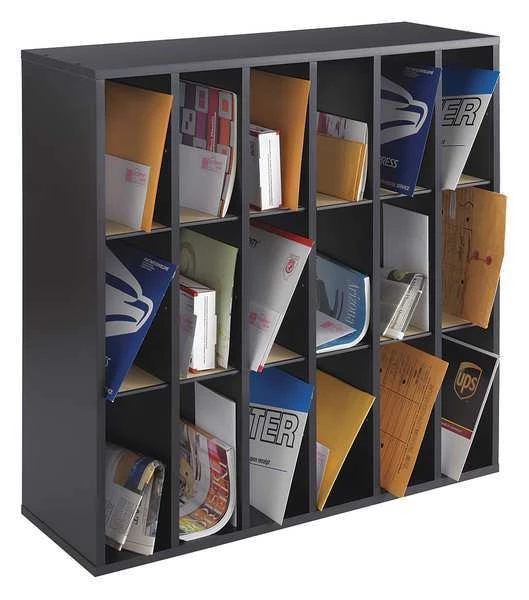 Safco Mailroom Work Table, Mail Sorters