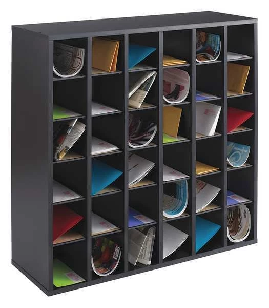 Safco Mailroom Work Table, Mail Sorters