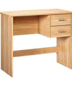 Comfort Products Writing Desk, 19" D, 35-1/2" W, 29-1/2" H, Oak, Wood Grain Paper Laminate