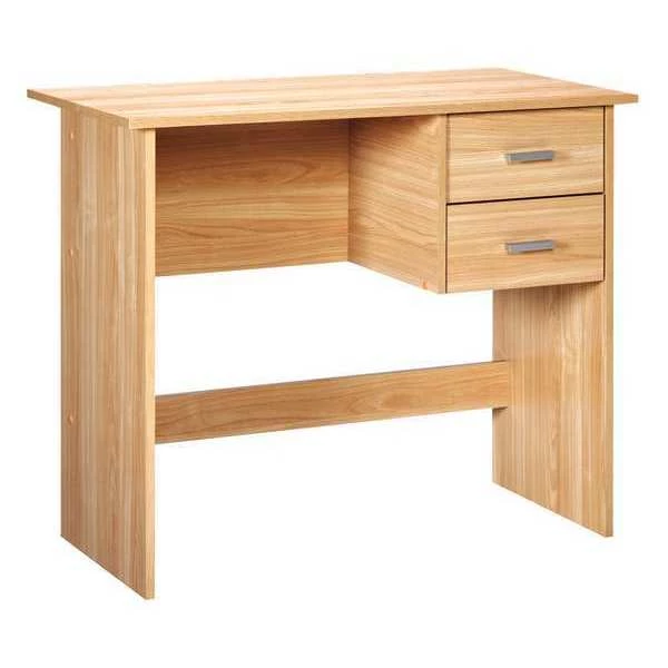 Comfort Products Writing Desk, 19" D, 35-1/2" W, 29-1/2" H, Oak, Wood Grain Paper Laminate