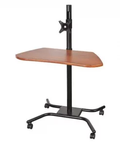 Balt Computer Workstation, Oak, Powder Coated