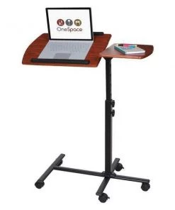 Onespace Laptop Cart, 28 to 38"Hx31-1/4"Wx15-1/4"D