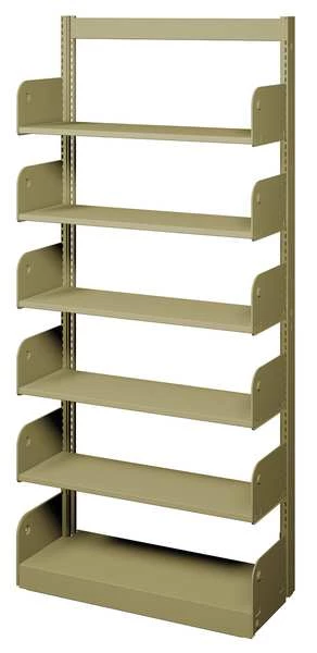 Estey Flat Shelf, Single Face, 6 Shelves