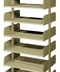 Estey Flat Shelf, Double Face, 14 Shelves