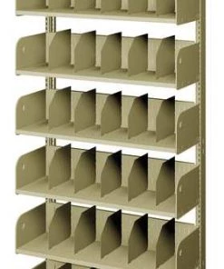 Estey Divider Shelf, Single, 7 Shelves, 10 In