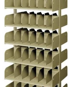 Estey Divider Shelf, Double, 14 Shelves, 20 In
