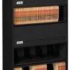 Tennsco 36" W 0 Drawer File Cabinet, Black, Letter/Legal