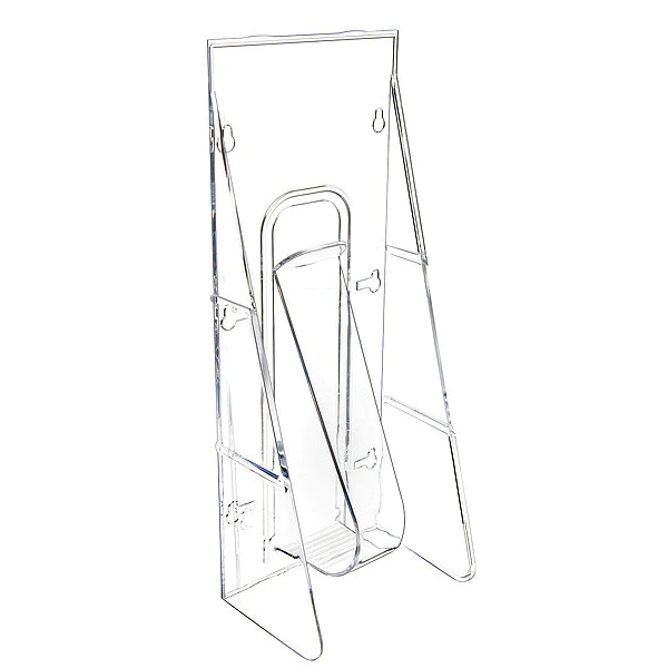 Deflecto Leaflet Holder, 1 Compartment, Clear