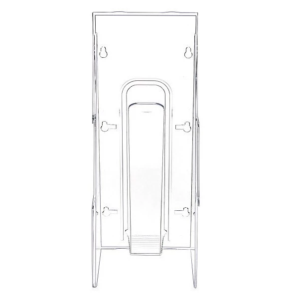 Deflecto Leaflet Holder, 1 Compartment, Clear - Image 3