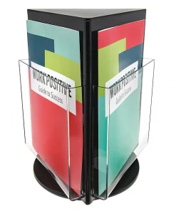 Deflecto Rotary Magazine Holder