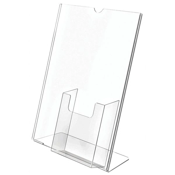 Deflecto Sign and Literature Holder, 8-1/2x11