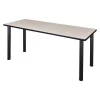 Kee Training Table, 60", Maple Black Legs