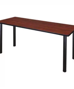 Kee Training Table, 72", Cherry Black Legs