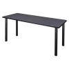 Kee Training Table, 72", Grey Black Legs