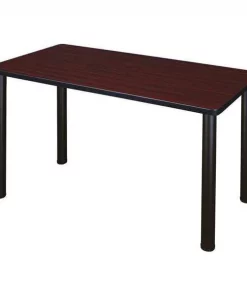 Kee Training Table, 48", Mahog. Black Legs