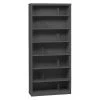 Tennsco Bookcase, Gray, 38" x 12" x 84"