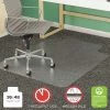 Deflecto Chair Mat 36"x48", Traditional Lip Shape, Clear, for Carpet