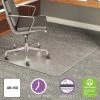 Deflecto Chair Mat 46"x60", Rectangular Shape, Clear, for Carpet