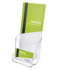 Deflecto Docuholder, Leaflet Size, Clear