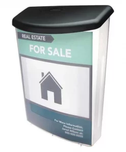 Deflecto Literature Box, Outdoor, 10x4x13", Clear