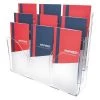 Deflecto Document Organizer, 6 Divider, 3 Tier, Clr