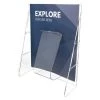 Deflecto Literature Holder, Single, 9x2x11, Clear