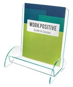 Deflecto Magazine Holder, 9-13/16X6-5/16, Clear