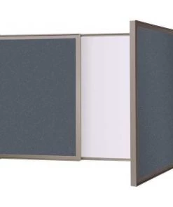 Ghent VisuALL PC Cabinet, w/Markerboard, Blue