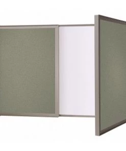 Ghent VisuALL PC Cabinet, w/Markerboard, Gray