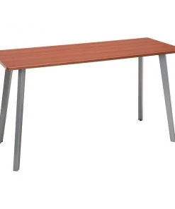 Ofm Computer Desk, 55" D, 24" W, 29" H, Cherry, Medium Density Fiberboard