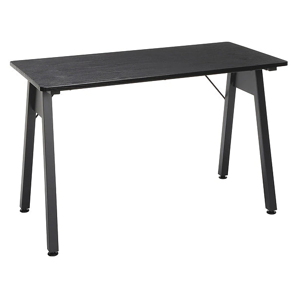Ofm Table Desk, 47.24" D, 23.62" W, 28.94" H, Black, Medium Density Fiberboard