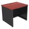 Versa Products Enclosed Classroom Desk, 30" D, 36" W, 29" to 31" H, Cherry, Laminated Wood