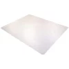 Floortex Chair Mat 47"x35", Rectangular Shape, Clear, for Hard Floor