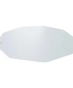 Floortex Chair Mat 47"x35", Traditional Lip Shape, Clear, for Hard Floor