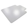 Floortex Chair Mat 48"x53", Traditional Lip Shape, Clear, for Carpet