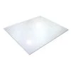 Floortex Chair Mat 46"x60", Rectangular Shape, Clear, for Hard Floor