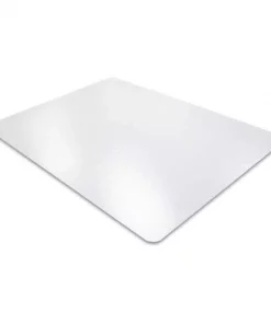 Floortex Chair Mat 47"x35", Rectangular Shape, Clear, for Hard Floor