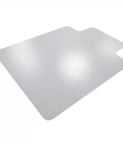 Floortex Chair Mat 60"x118", Rectangular Shape, Clear, for Hard Floor