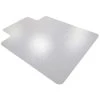 Floortex Chair Mat 48"x118", Rectangular Shape, Clear, for Hard Floor