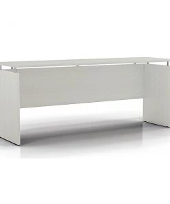 Mayline Credenza, 20" D, 72" W, 29-1/2" H, Sea Salt, MDF (Medium Density Fiberboard) - Platform