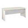 Mayline Curved Desk, 36" D, 72" W, 29-1/2" H, Textured Sea Salt Laminate